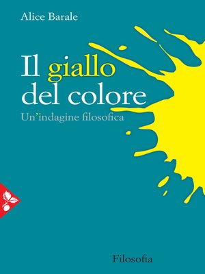 cover image of Il giallo del colore